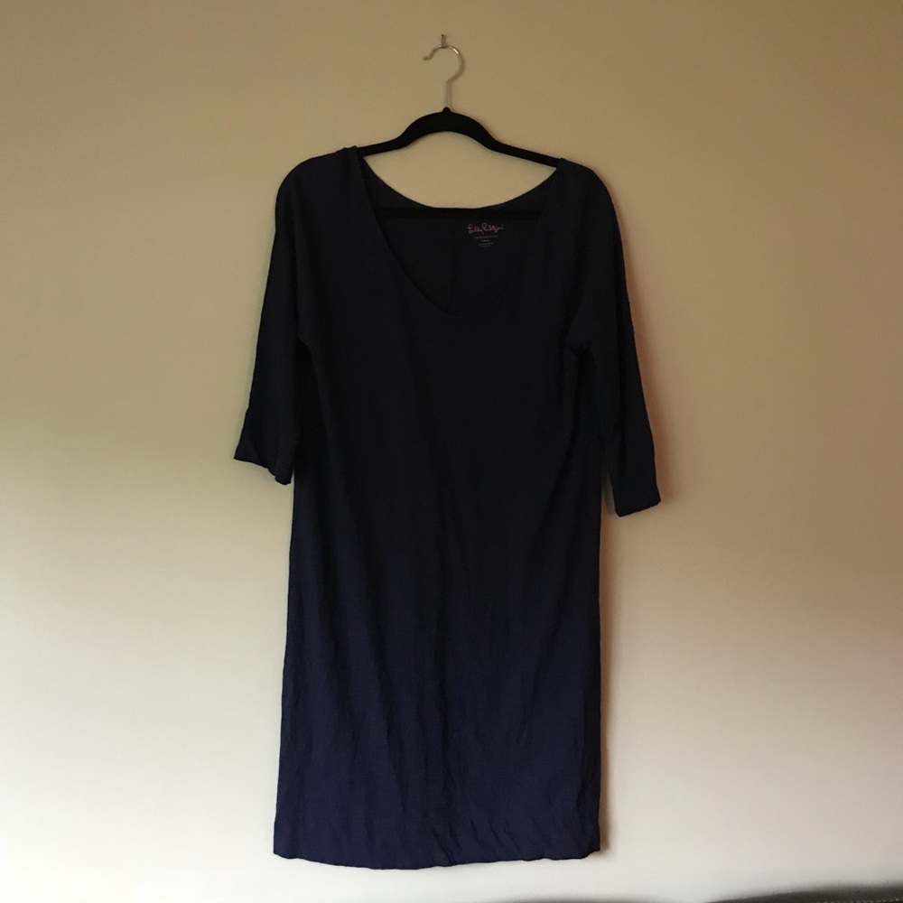 Lilly Pulitzer Navy Tee Shirt Dress
